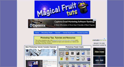Desktop Screenshot of magicalfruit-tuts.com