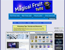 Tablet Screenshot of magicalfruit-tuts.com